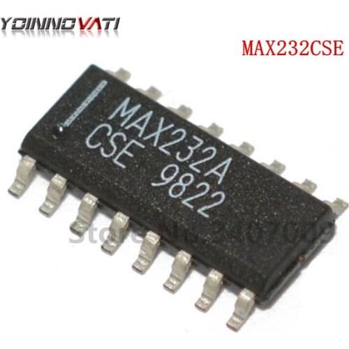 100PCS/lot MAX232CSE SOP16 MAX232 RS-232 interface IC 5V MultiCh RS-232 Driver/Receiver