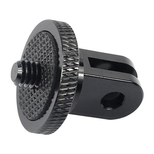 Mini Tripod Mount Adaptor Aluminum Alloy 1/4 Screw Head Adapter for GoPro Hero 9 8 7 6 5 Xiaoyi Yi Sjcam Eken Camera Accessory