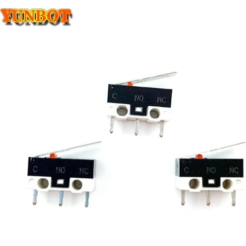 3D Printer Accessories 10pcs/lot End stop Micro Limit Switch for I3 Delta Kossel Makerbot Printer RAMPS 1.4 DIY 3d printer parts