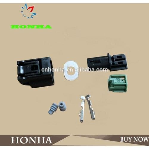 AMP/ TYCO sensor 2 pin female auto plastic connector plug 968405-1 with terminals and seals