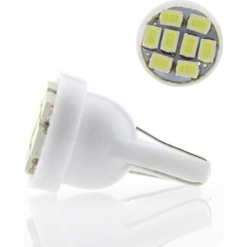 BA20D H6 8 LED SMD Motorcycle Moped ATV PIT Headlight Bulb 6000K 12V Motorbike Passing Light