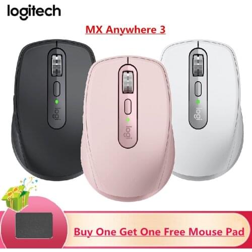 New Arrival Logitech MX ANYWHERE 3 Wireless Bluetooth Mouse 4000DPI Compact High-Performance Mice Support For Notebook Computer