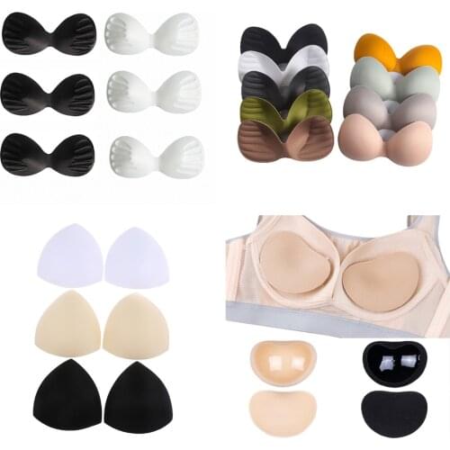 Women Bikini Padded Inserts Breast Bra Enhancer Push Up Chest Invisible Pad Womens Clothing Accessories