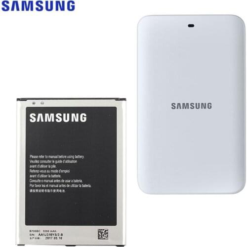 SAMSUNG Dock Charger Mobile Phone Holder For Samsung I9200 Galaxy Mega 6.3/8GB Battery B700BC+ B700BC Authenic Phone Batteries