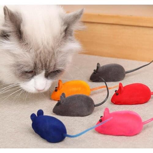 Vinyl Pet Squeak Toys Mouse Cat Toys Sounding Cat Supplies Interactive Pet Products for Cats Bite Cat Accessories Train Pet Toys