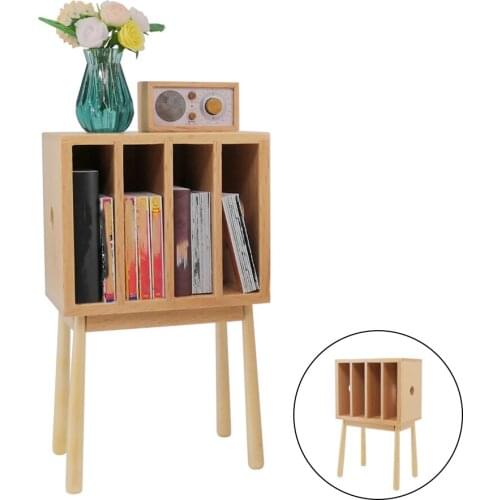 1:12 Scale Dollhouse Miniature Mini Magazine Rack Newspaper Cabinet Bedroom