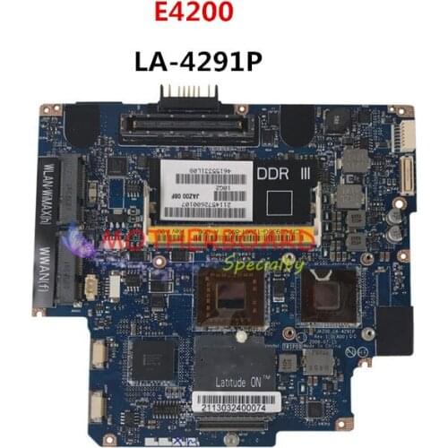 FOR Dell OEM Latitude E4200 Laptop Motherboard LA-4291P 1.2GHz Intel 45nm Core 2 Duo Processor INCLUDED- D540F 0D540F CN-0D540F