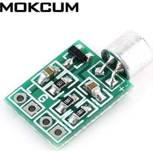Mini Microphone Audio Amplifier Module Speaker Circuit Board DC 2.5-9V 14x12mm Mic Accessories