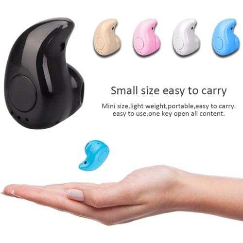 Mini Wireless Bluetooth Earphone in ear Sports Headset Earphones Earpiece with Mic for iPhone Xiaomi Samsung HTC All smartphones