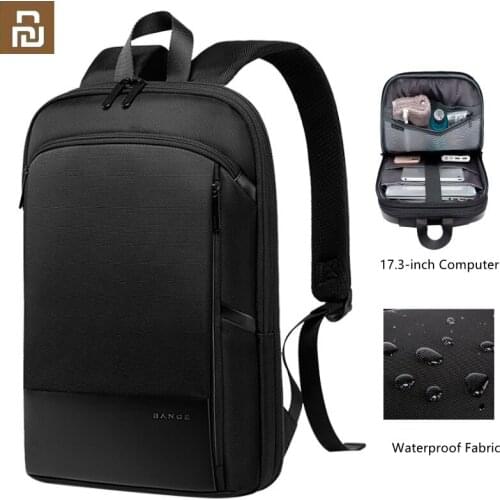 XIAOMI YOUPIN Men Business Waterproof Backpack 17.3" Laptop Backpack Male Classic Fashion Travel Light Scalable Shoulder Bags