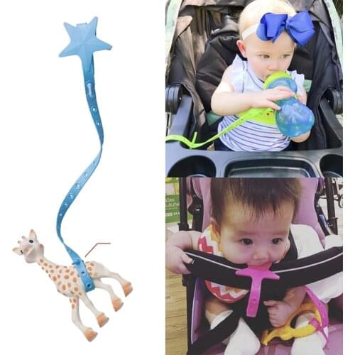 Non-toxic Baby Pacifier Prevent Falling Strap Silicone Stroller Toy Holder Keep Teether Clean Infant Portable Accessories Belt