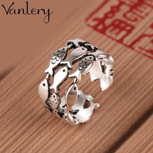 New Arrivals Charming Fish Ring for Women Boho Knuckle Party Rings Gothic Punk Jewelry Gifts for Girls
