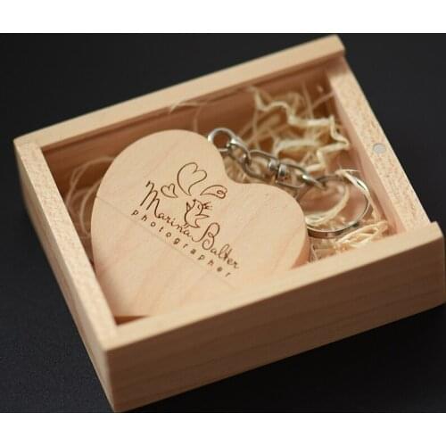 New JASTER usb flash drive 64GB 32GB 16GB 8GB 4GB pen drive pendrive флешка Customize Engraved LOGO wooden rotateusb stick gift