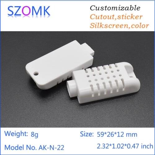 Szomk diy plastic electrical box equipment box shell enclosure (20 pcs) 59*26*12mm enclosure housing electronics project box