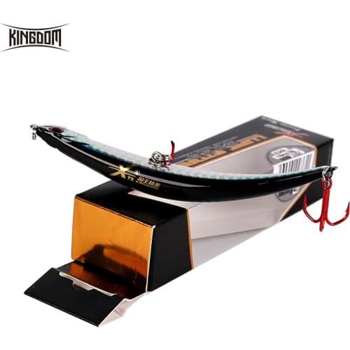 Kingdom Floating Pencil Fishing Lures 110mm/10g 86mm/6.5g Artificial Wobbles Hard Baits Good Quality Fishing Lure For Sea Bass