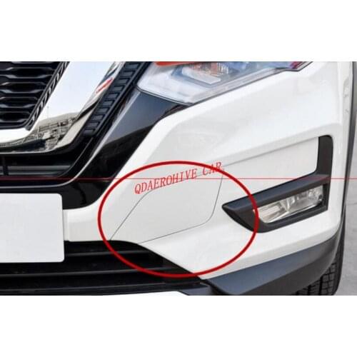 QDAEROHIVE front Bumper Trailer Cover Tow Bracket Cover Bumper Tow Hook Cover Cap for Nissan X-TRAIL 2017-2019