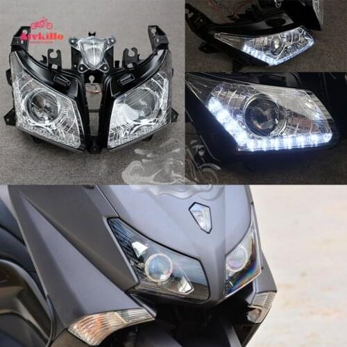 LED HeadLight Assembly Headlamp Fit For Yamaha T-max 530 2012 - 2014 TMAX530 2013 TMAX 530 Motorcycle
