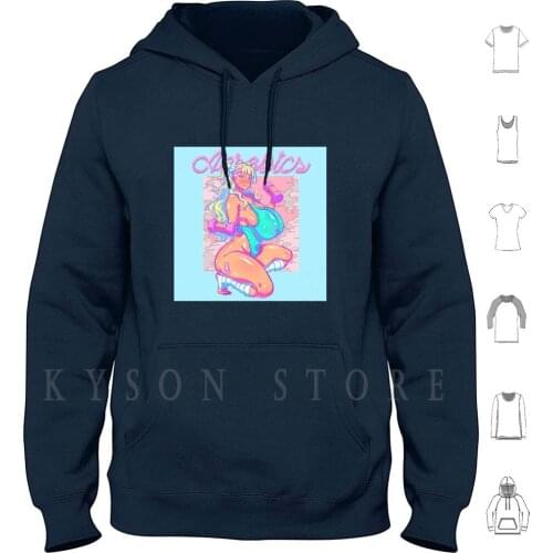 Galko-Chan Aerobics Hoodies long sleeve Cotton Galko Chan Anime Sexy Lewd Hentai Ecchi Hentai Ecchi