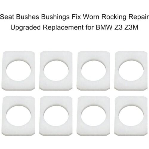 8Pcs Seat Bushes Bushings Fix Worn Rocking Repair Tool Car Accessories For BMW Z3 Z3M 52108401291 52108401292