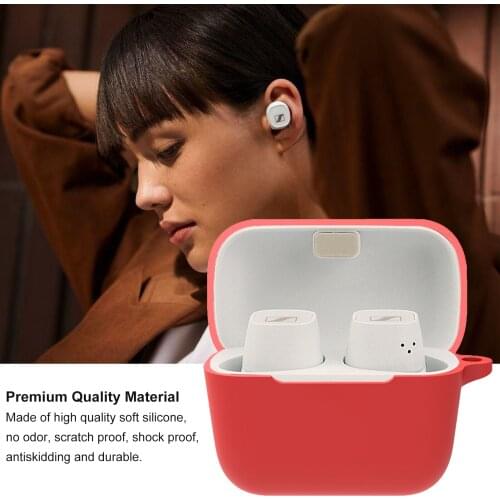 High Quality Soft Silicone Case Cover For Senn/heiser CX 400BT Bluetooth Headset Durable fitting Full Protection Anti Scratch
