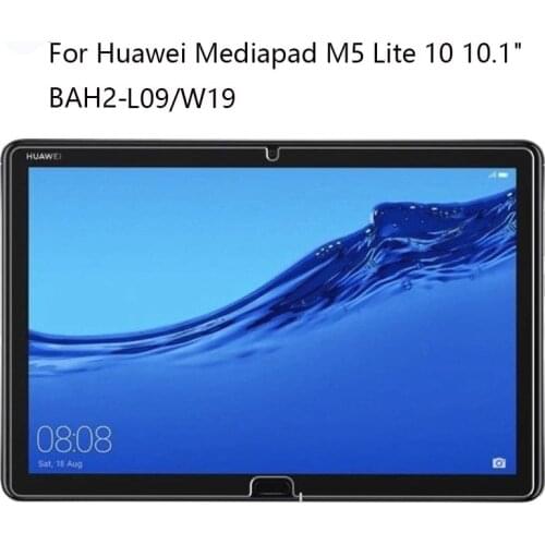 For Huawei MediaPad M5 lite 10 Tempered Glass Screen Protector 9H Film On Media pad M5 Lite 10.1" BAH2-L09 W19 Guard For M5 10