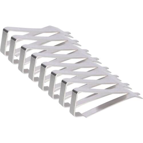 4/8pcs Stainless Steel 3D Printer Parts Of Glass Heated Bed Clip Clamp Bed Clamp For Building Platform Retainer Fixing Clips