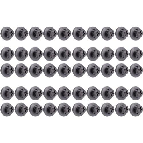 50pcs Car Trim Panel Bumper Retainer Clip Kit 1/4'' Hole High Quality