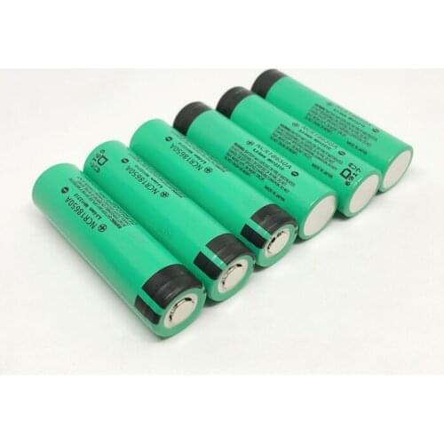 6pcs/lot New Original For Panasonic 18650 NCR18650A Rechargeable Lithium Battery 3.6V 3100mAh Batteries Cell For laptop