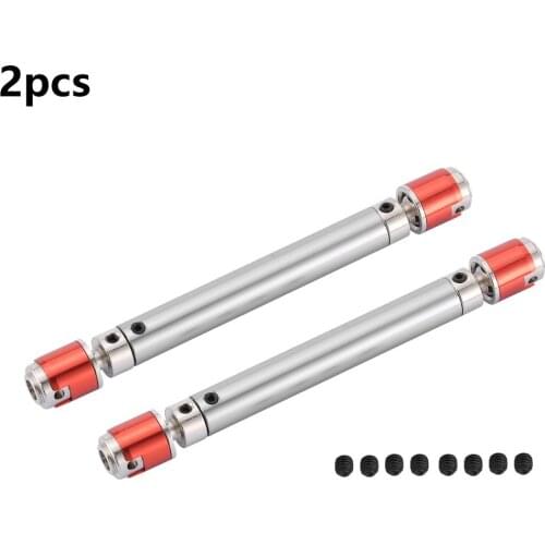 7075 Hard Aluminum RC Drive Shaft CVD For 1/10 RC Crawler Car AXIAL SCX10 D90 T4 90046 RC Car Spare Parts