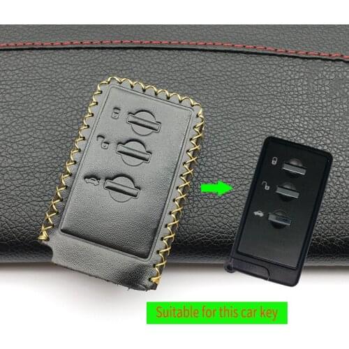Top Layer Leather Key CaseCover for Subaru Legacy Impreza Outback Protector Skin Holder Keyless Shell 3 Button Remote Fob Car