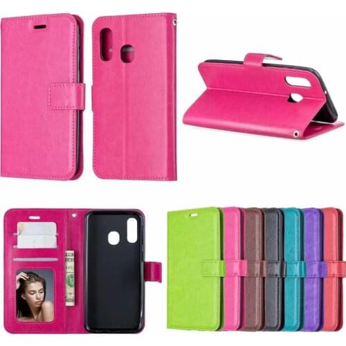100pcs/lot PU leather Flip Wallet Phone Case For Samsung A10 A20 A30 A40 A50 A60 A70 A80 A90 A10S A20S A10E A20E M10 M20 M30