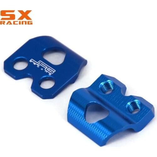 Motorcycle CNC Bule Brake Line Clamp Hose Holder For YAMAHA YZ125 YZ250 YZ250F YZ450F 2009-2016 YZ250X 2016 YZ250FX 2015 2016