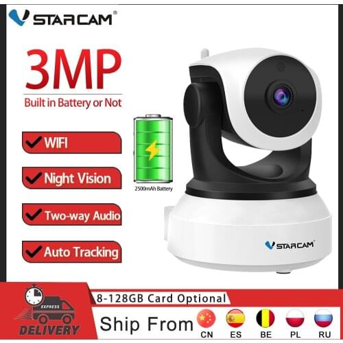 Vstarcam 2340*1960P 3MP Indoor IP Camera HD 1080P Battery Camera WiFi Wireless Surveillance Camera Home Security PIR Alarm Audio