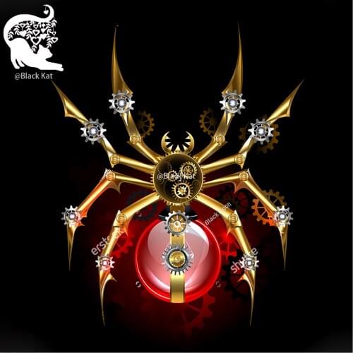 New Dangerous Mechanical Spider Cutting Dies Halloween Steampunk Insect Metal Stencil For DIY Scrapbooking Card Craft