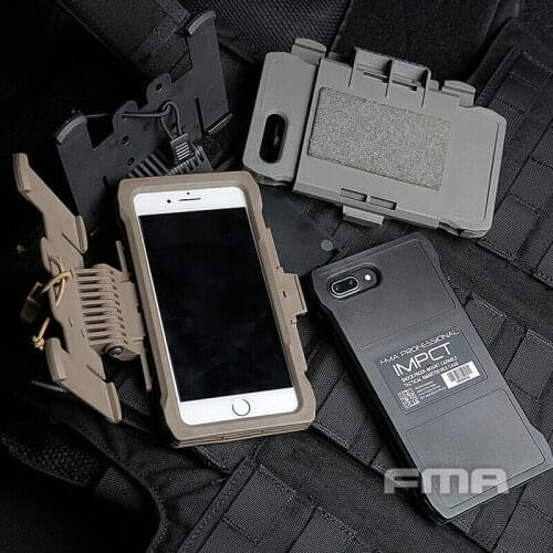 NEW FMA Hunting Tactical Molle Vest Phone Case Cover Pouch for iPhone 7plus / 8plus