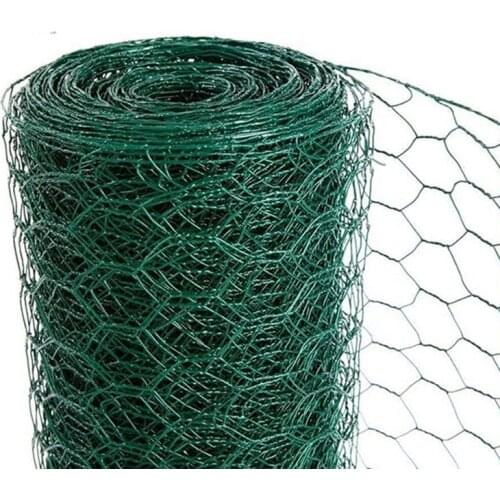 Wholesale 1m height Chicken Metal Hexagonal Wire Mesh Fence with Compact Holes Household Farm DIY
