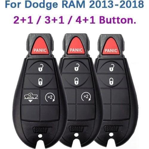 Originele 3 / 4 / 5 Knop Smart Fobik Key Voor Dodge Ram 2013-2016 Met PCF7961A Chip Fccid GQ4-53T