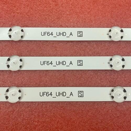 3 PCS Original LED backlight strip for LG UF64_UHD_A 43UH620V 43UH603V 43UH610V 43UF6407 43UF6409 43UH6030 43UH619V 43LH604V