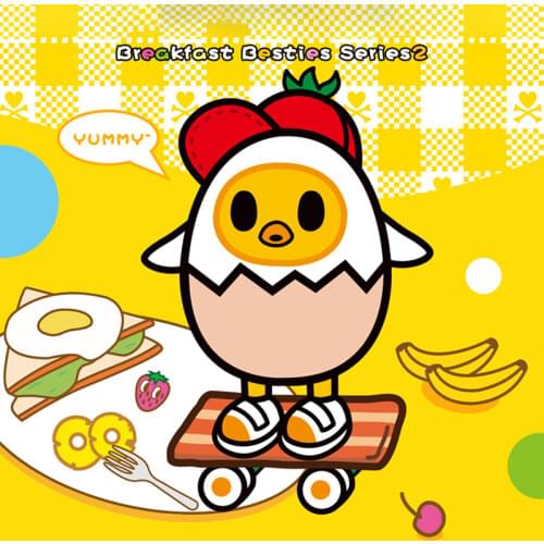 Tokidoki Genuine Breakfast Besties Series 2 Unicorn Blind Box Spuntino Sunny Side Sneaky Snacker Cute Ornament Girl Gifts