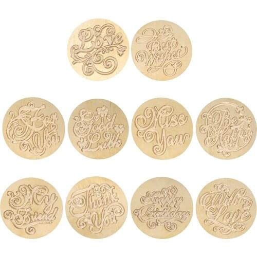 Sealing Wax Stamp Head DIY Scrapbooking Wedding Diary Photo Album Hobby Tools Dedicated Seal Stamp Replace Copper Head