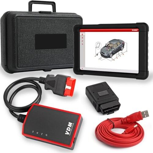 UCANDAS VDM V3.9 Full System Professional OBDII Automotive Scanner ECU ABS SRS SAS Oil Reset Multi-Language OBD2 Diagnostic Tool