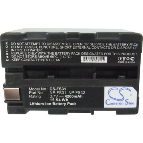 CameronSino for SONY DCR-PC1 DCR-PC1E DCR-PC2 DCR-PC2E DCR-PC3 DCR-PC3E DCR-PC4 DCR-PC4E DCR-PC5 DCR-PC5E battery