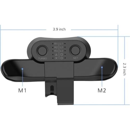 Gamepad Back Button Attachment Joystick Rear Button With Turbo Key for S-O-N-Y D-u-a-l-S-h-o-c-k Ps4 Back Button