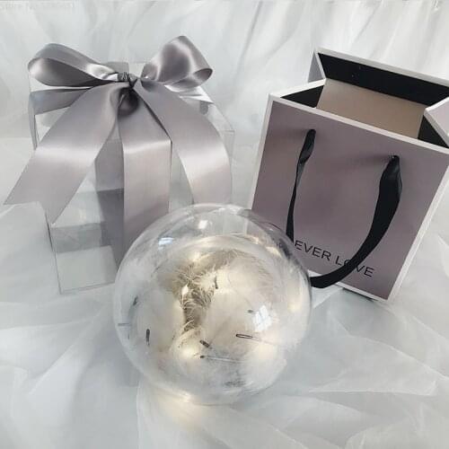 2set Transparent Acrylic Champagne Gray Blue Wedding Birthday Baby Shower Girlfriend Gift Package Lipstick Box