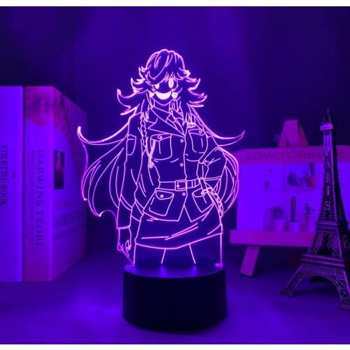 Table Lamp Anime High Rise Invasion Nishi Yayoi for Bedroom Decoration Led Night Light Birthday Gift Room Decor Manga 3d Light
