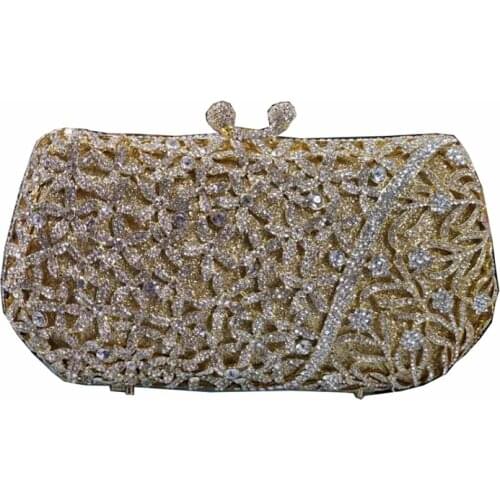New Italian fashion clutch bag party wallet ladies wedding bridal handbag new dinner ladies handbag rhinestone bag