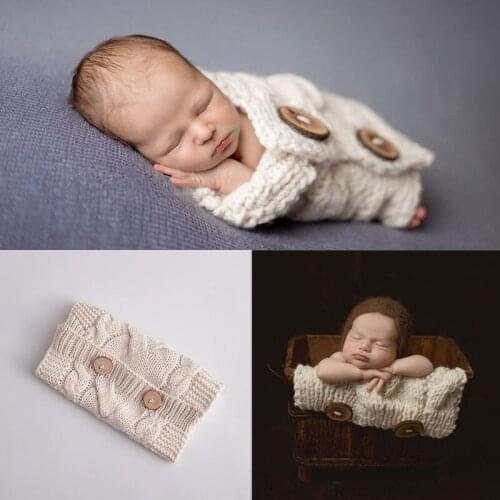New!!Multifunctional Sleeping Bag Newborn Photography Props Blanket Wraps Baby Knit Wrap Newborn Scarf Basket Filler Fotografia