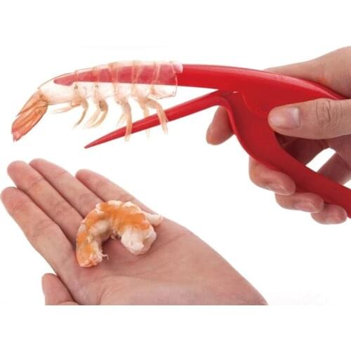 Shrimp Peeler Prawn Peeler Shrimp Fishing Knife Lobster Shell Remover Peel Device Kitchen Cook Seafood Tools 9.5x20x1.3cm