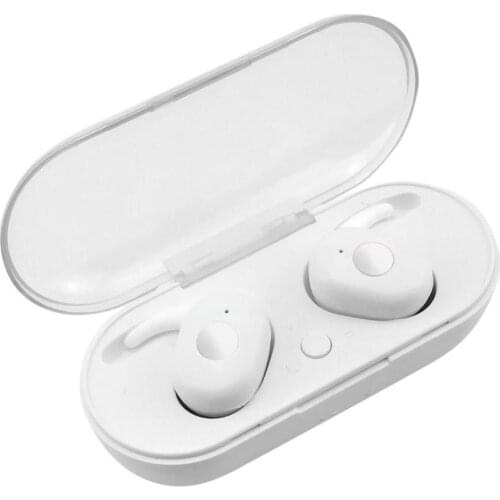 Qp4 Portable Binaural Call Waterproof Earpiece Bluetooth 5.0 Touch Button Earphones With Charge Case