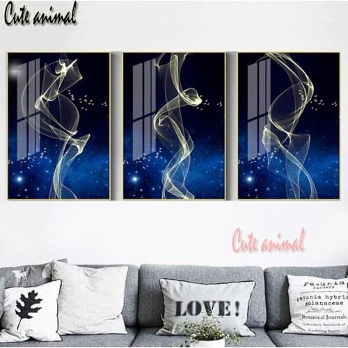 Blue Night Starry Illusory Abstract Diamond Painting 5D DIY Full Square/Round Diamonds Embroidery Kits Decorations Home